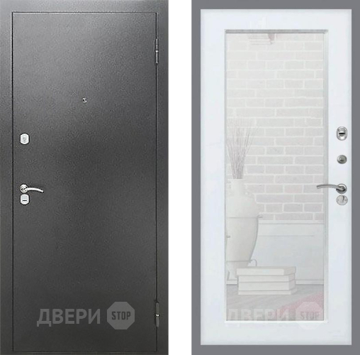 Дверь Рекс (REX) Сити Зеркало Пастораль Белый ясень в Жуковский
