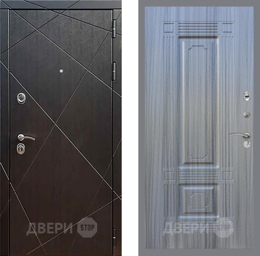 Входная металлическая Дверь Рекс (REX) 13 Венге FL-2 Сандал грей в Жуковский