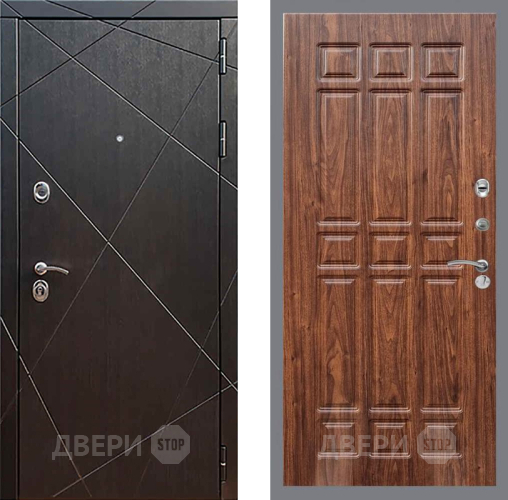Входная металлическая Дверь Рекс (REX) 13 Венге FL-33 орех тисненый в Жуковский