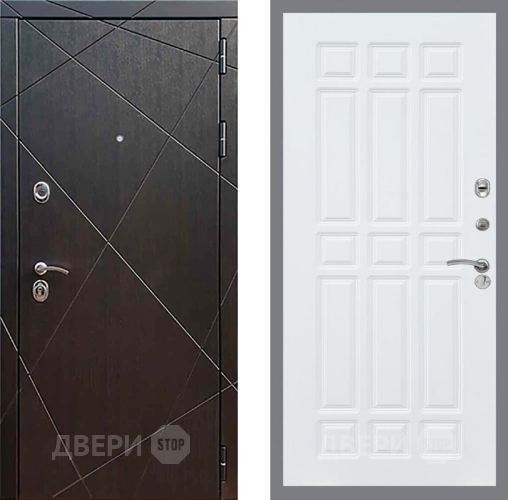 Входная металлическая Дверь Рекс (REX) 13 Венге FL-33 Силк Сноу в Жуковский