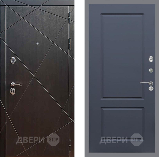 Входная металлическая Дверь Рекс (REX) 13 Венге FL-117 Силк титан в Жуковский