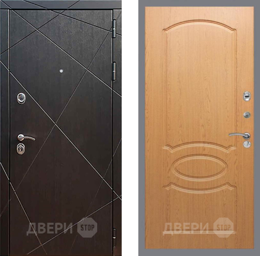 Входная металлическая Дверь Рекс (REX) 13 Венге FL-128 Дуб в Жуковский