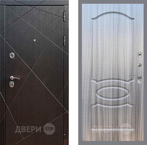 Входная металлическая Дверь Рекс (REX) 13 Венге FL-128 Сандал грей в Жуковский