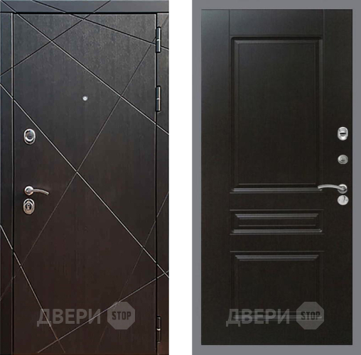 Входная металлическая Дверь Рекс (REX) 13 Венге FL-243 Венге в Жуковский