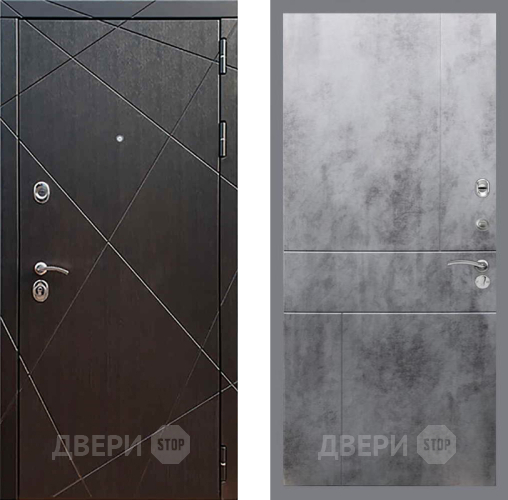 Входная металлическая Дверь Рекс (REX) 13 Венге FL-290 Бетон темный в Жуковский