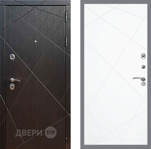 Входная металлическая Дверь Рекс (REX) 13 Венге FL-291 Силк Сноу в Жуковский
