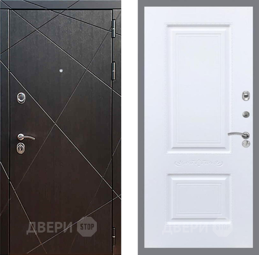 Входная металлическая Дверь Рекс (REX) 13 Венге Смальта Силк Сноу в Жуковский