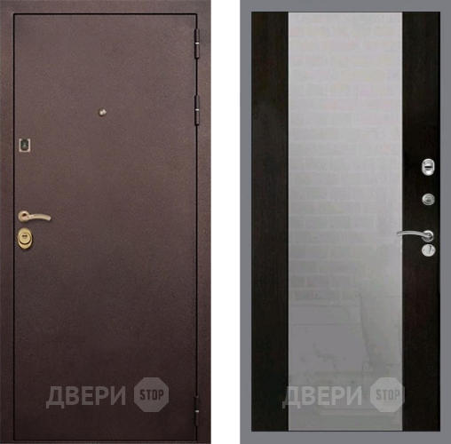 Входная металлическая Дверь Рекс (REX) Лайт 3К СБ-16 Зеркало Венге в Жуковский