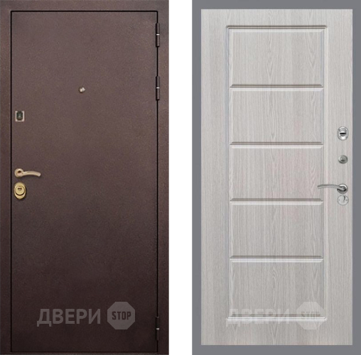 Входная металлическая Дверь Рекс (REX) Лайт 3К FL-39 Беленый дуб в Жуковский