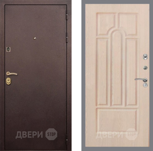 Входная металлическая Дверь Рекс (REX) Лайт 3К FL-58 Беленый дуб в Жуковский