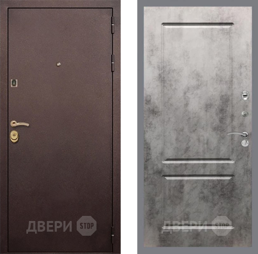 Входная металлическая Дверь Рекс (REX) Лайт 3К FL-117 Бетон темный в Жуковский