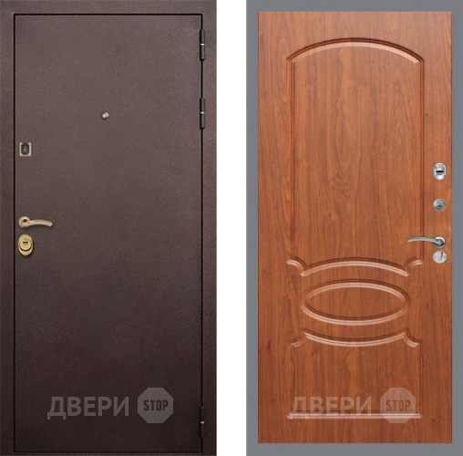 Входная металлическая Дверь Рекс (REX) Лайт 3К FL-128 Морёная берёза в Жуковский