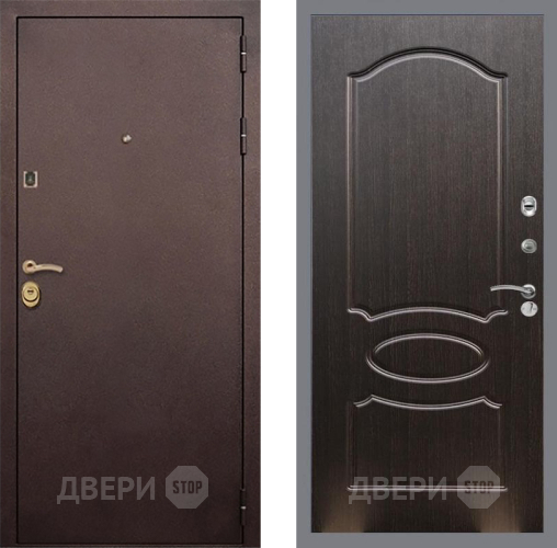 Входная металлическая Дверь Рекс (REX) Лайт 3К FL-128 Венге светлый в Жуковский