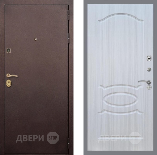 Входная металлическая Дверь Рекс (REX) Лайт 3К FL-128 Сандал белый в Жуковский