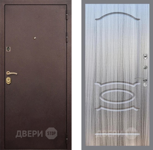Входная металлическая Дверь Рекс (REX) Лайт 3К FL-128 Сандал грей в Жуковский