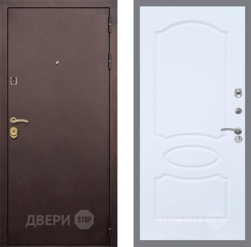 Входная металлическая Дверь Рекс (REX) Лайт 3К FL-128 Силк Сноу в Жуковский