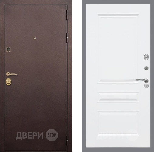 Входная металлическая Дверь Рекс (REX) Лайт 3К FL-243 Силк Сноу в Жуковский