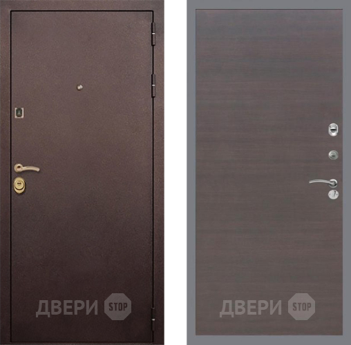 Входная металлическая Дверь Рекс (REX) Лайт 3К GL венге поперечный в Жуковский