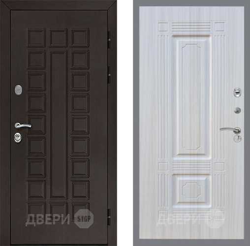 Входная металлическая Дверь Рекс (REX) Сенатор 3К FL-2 Сандал белый в Жуковский