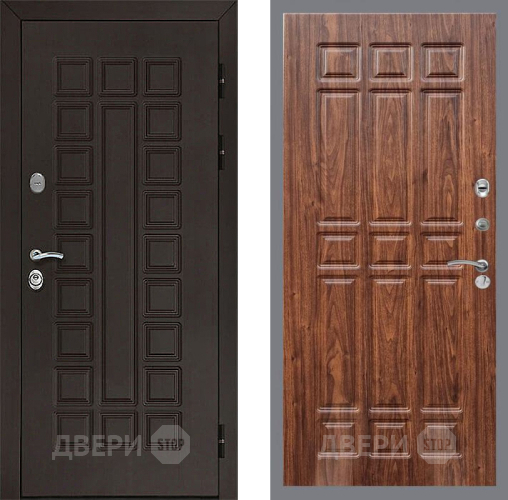 Входная металлическая Дверь Рекс (REX) Сенатор 3К FL-33 орех тисненый в Жуковский