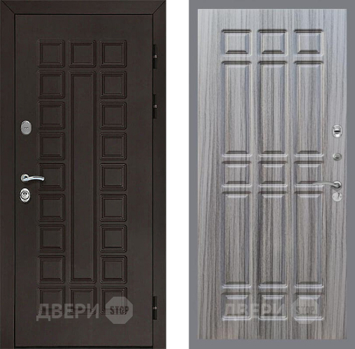 Входная металлическая Дверь Рекс (REX) Сенатор 3К FL-33 Сандал грей в Жуковский