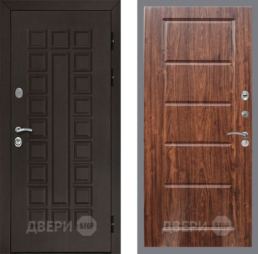 Входная металлическая Дверь Рекс (REX) Сенатор 3К FL-39 орех тисненый в Жуковский