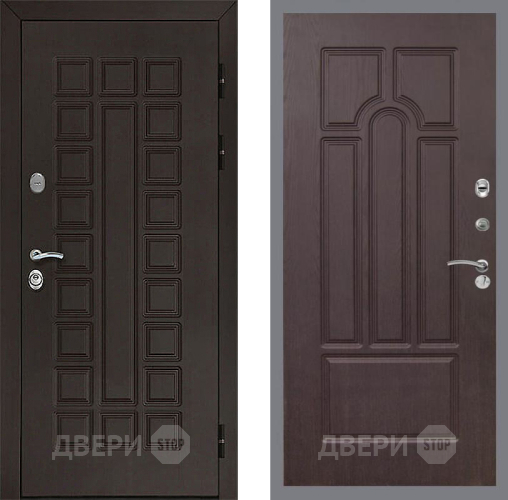 Входная металлическая Дверь Рекс (REX) Сенатор 3К FL-58 Венге в Жуковский