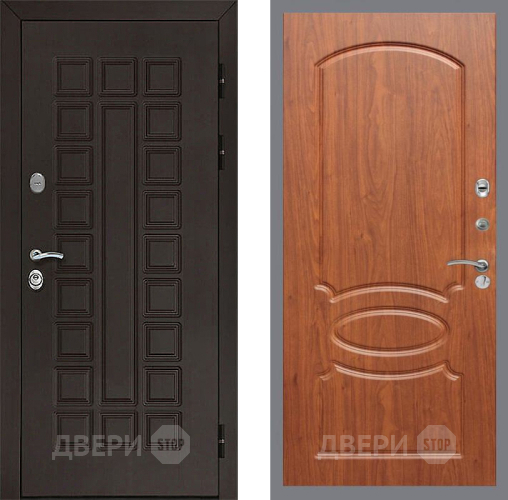 Входная металлическая Дверь Рекс (REX) Сенатор 3К FL-128 Морёная берёза в Жуковский