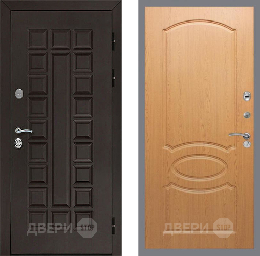 Входная металлическая Дверь Рекс (REX) Сенатор 3К FL-128 Дуб в Жуковский