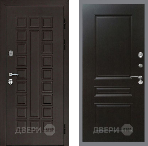 Входная металлическая Дверь Рекс (REX) Сенатор 3К FL-243 Венге в Жуковский