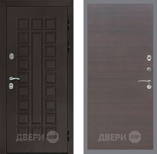 Входная металлическая Дверь Рекс (REX) Сенатор 3К GL венге поперечный в Жуковский