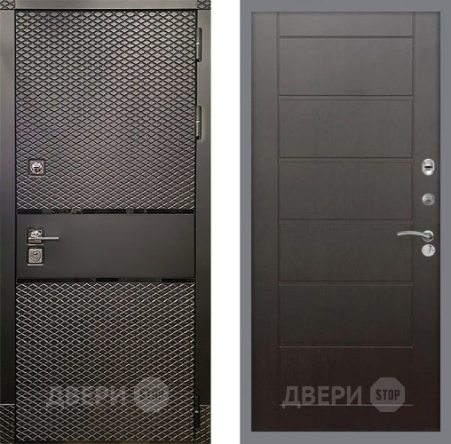 Входная металлическая Дверь Рекс (REX) 15 Черный Кварц Сити Венге в Жуковский
