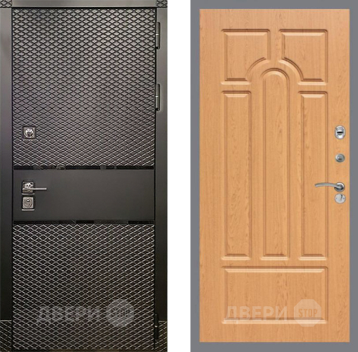 Входная металлическая Дверь Рекс (REX) 15 Черный Кварц FL-58 Дуб в Жуковский