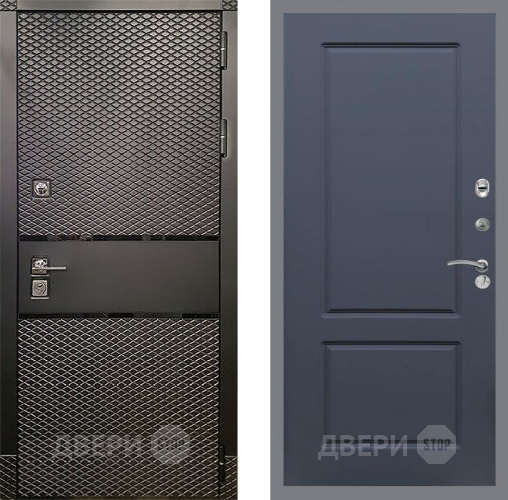 Входная металлическая Дверь Рекс (REX) 15 Черный Кварц FL-117 Силк титан в Жуковский