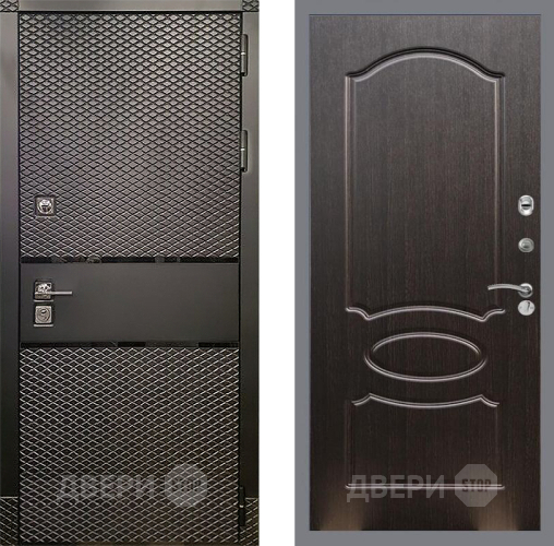 Входная металлическая Дверь Рекс (REX) 15 Черный Кварц FL-128 Венге светлый в Жуковский
