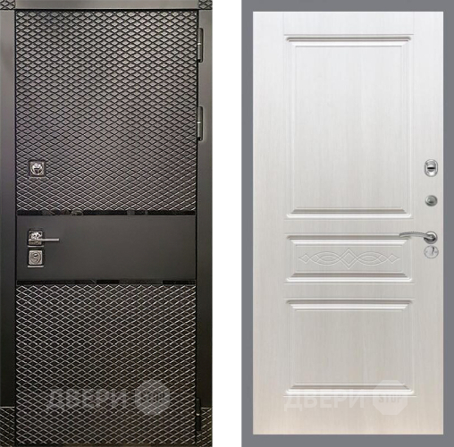 Входная металлическая Дверь Рекс (REX) 15 Черный Кварц FL-243 Лиственница беж в Жуковский