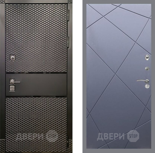 Входная металлическая Дверь Рекс (REX) 15 Черный Кварц FL-291 Силк титан в Жуковский
