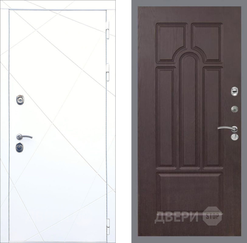 Входная металлическая Дверь Рекс (REX) 13 Силк Сноу FL-58 Венге в Жуковский