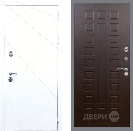 Дверь Рекс (REX) 13 Силк Сноу FL-183 Венге в Жуковский