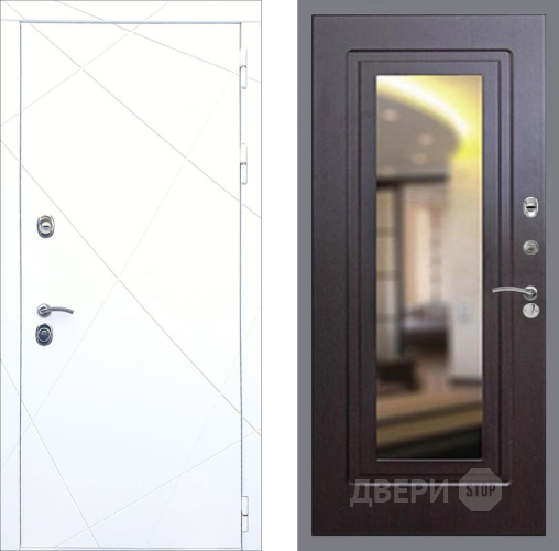 Входная металлическая Дверь Рекс (REX) 13 Силк Сноу FLZ-120 Венге в Жуковский