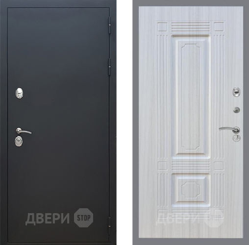 Входная металлическая Дверь Рекс (REX) 5 Черный Муар FL-2 Сандал белый в Жуковский