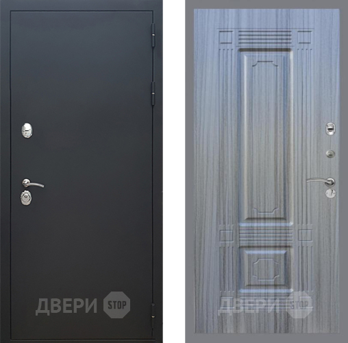 Входная металлическая Дверь Рекс (REX) 5 Черный Муар FL-2 Сандал грей в Жуковский