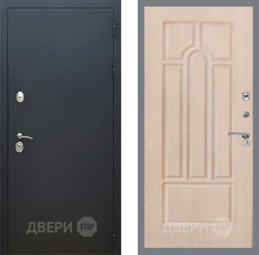 Дверь Рекс (REX) 5 Черный Муар FL-58 Беленый дуб в Жуковский