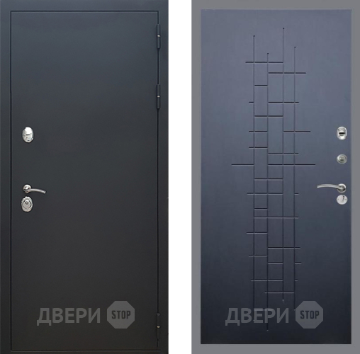 Входная металлическая Дверь Рекс (REX) 5 Черный Муар FL-289 Ясень черный в Жуковский