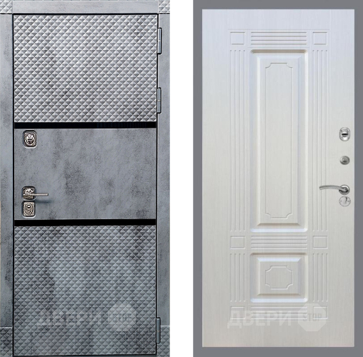 Входная металлическая Дверь Рекс (REX) 15 Бетон Темный FL-2 Лиственница беж в Жуковский