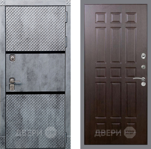 Входная металлическая Дверь Рекс (REX) 15 Бетон Темный FL-33 Венге в Жуковский