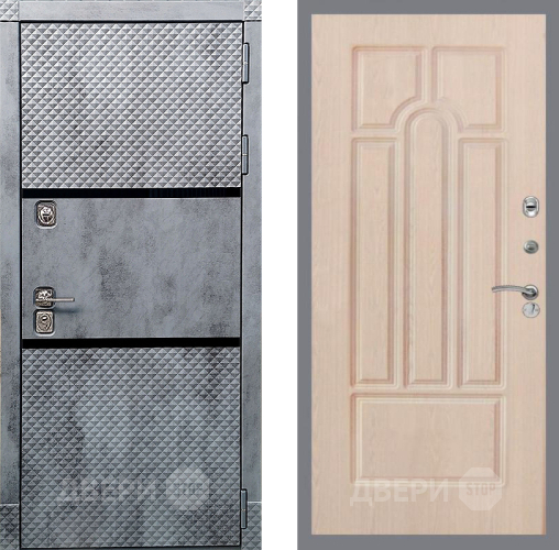 Дверь Рекс (REX) 15 Бетон Темный FL-58 Беленый дуб в Жуковский