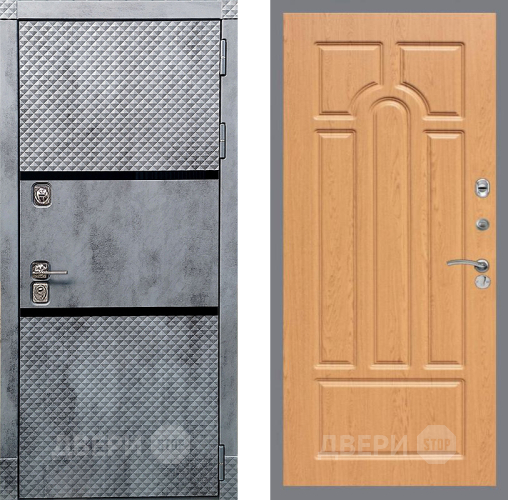 Входная металлическая Дверь Рекс (REX) 15 Бетон Темный FL-58 Дуб в Жуковский