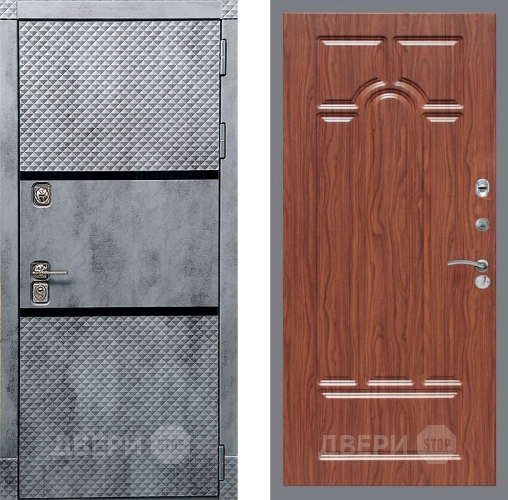 Дверь Рекс (REX) 15 Бетон Темный FL-58 орех тисненый в Жуковский