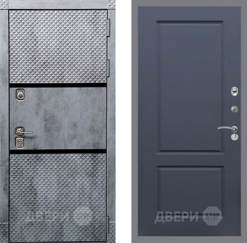 Входная металлическая Дверь Рекс (REX) 15 Бетон Темный FL-117 Силк титан в Жуковский